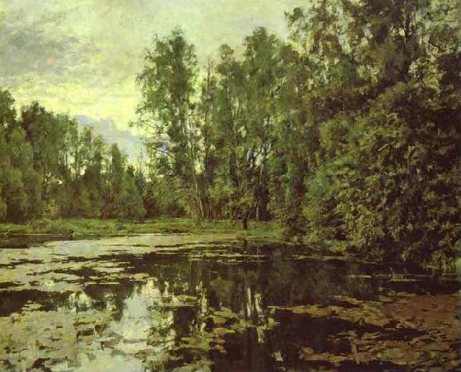 Valentin Serov the Overgrown Pond. Domotcanovo China oil painting art